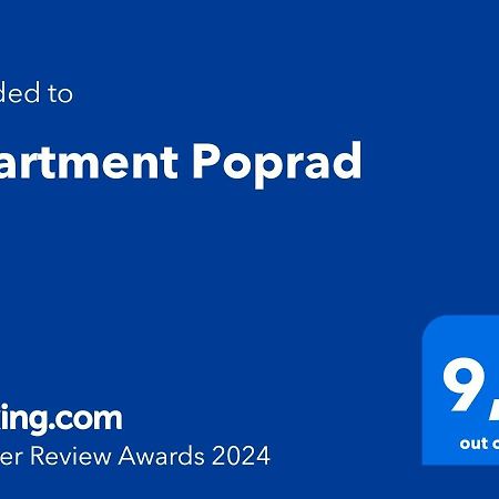 Apartment Poprad Zewnętrze zdjęcie